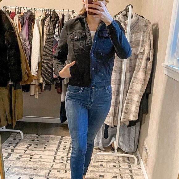 Levi’s Original Trucker Sherpa Jean Jacket Black S - Picture 9 of 9